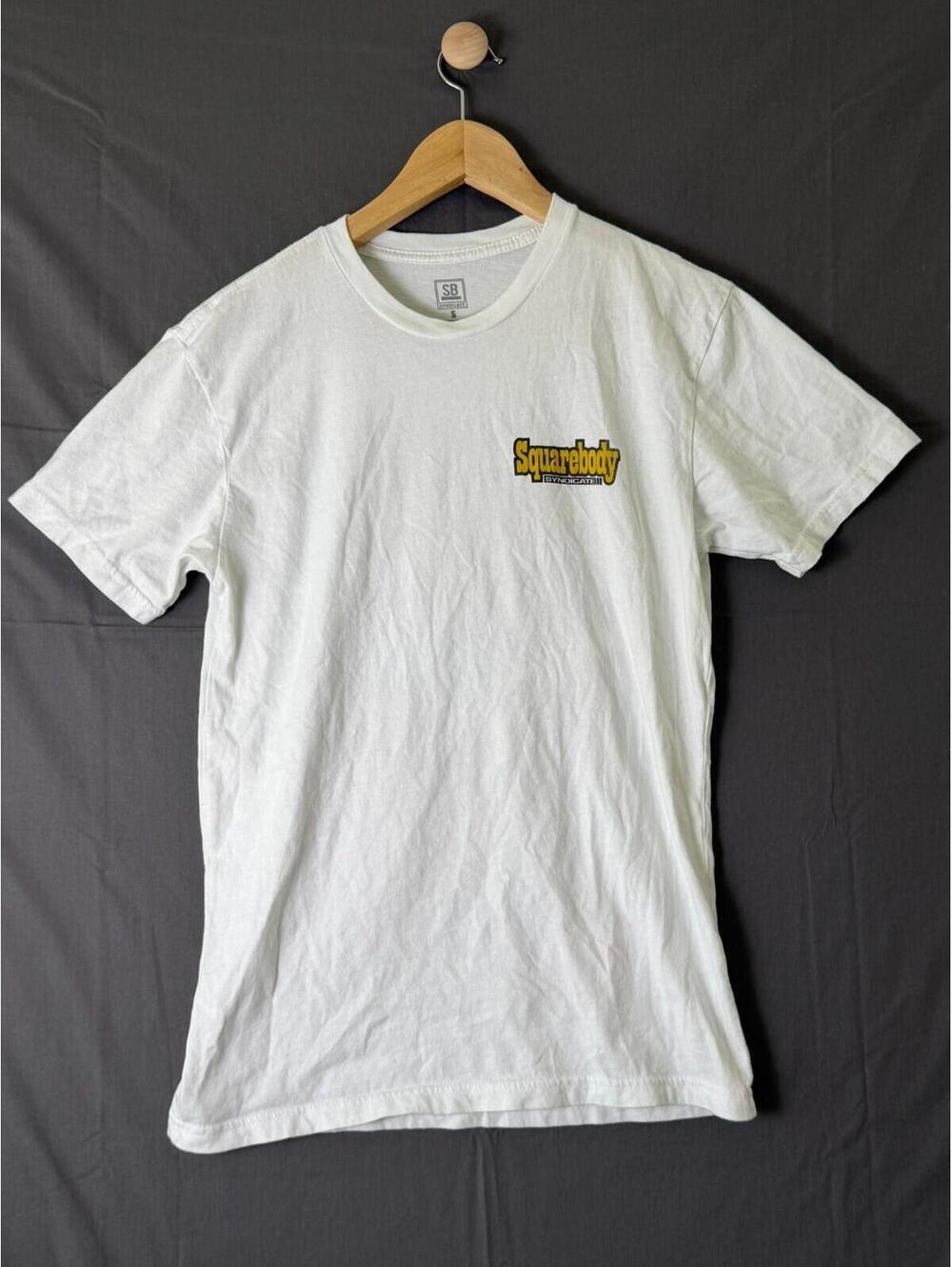 Squarebody Syndicate Shirt Mens Small White Chevy Gmc Truck Graphic Tee